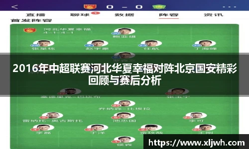 2016年中超联赛河北华夏幸福对阵北京国安精彩回顾与赛后分析